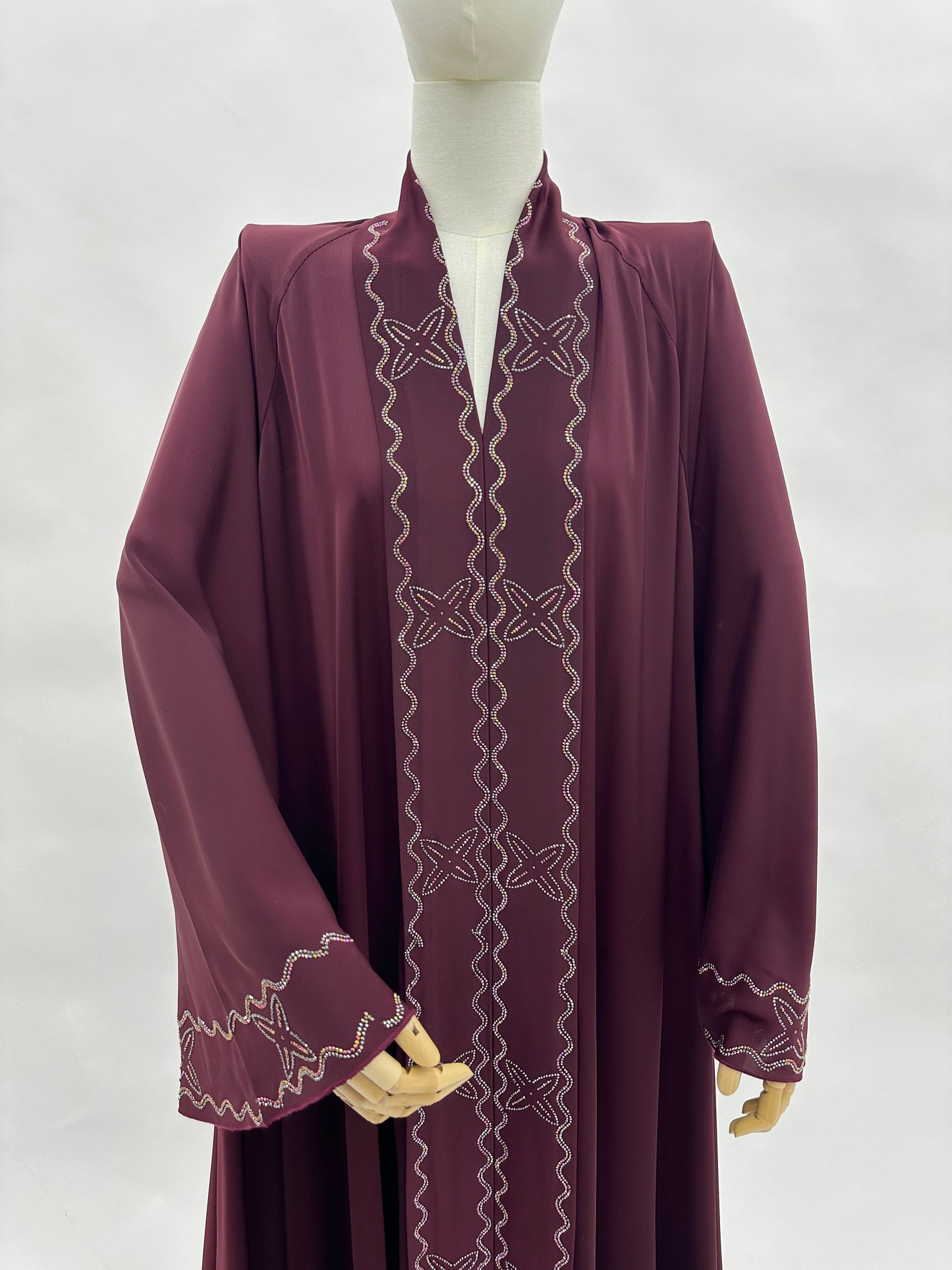 Abaya Dubai Hayat – Taupe (Copie) MaraAbaya