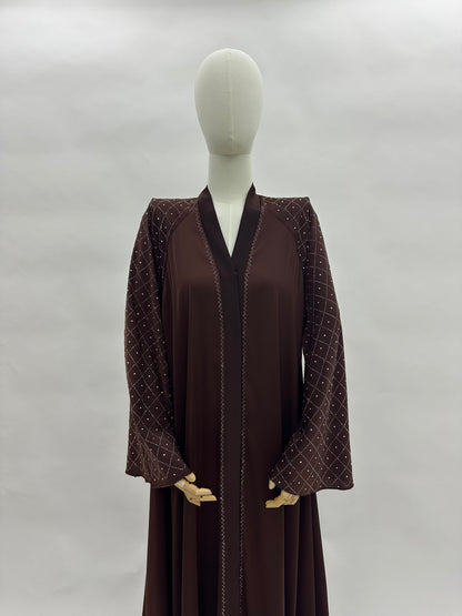 Abaya Dubai Noora - Marron MaraAbaya