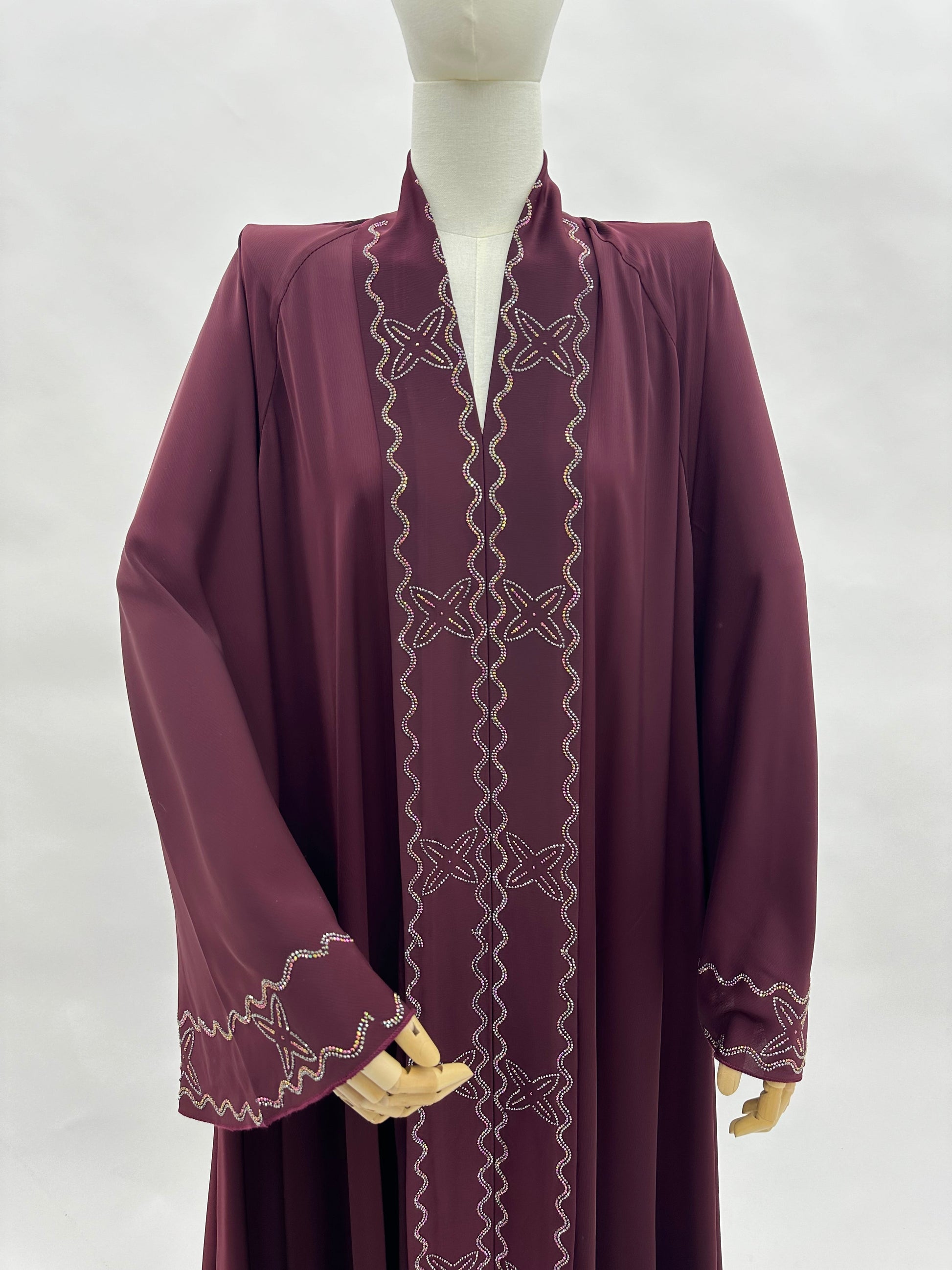 Abaya Dubai Hayat – Taupe (Copie) MaraAbaya