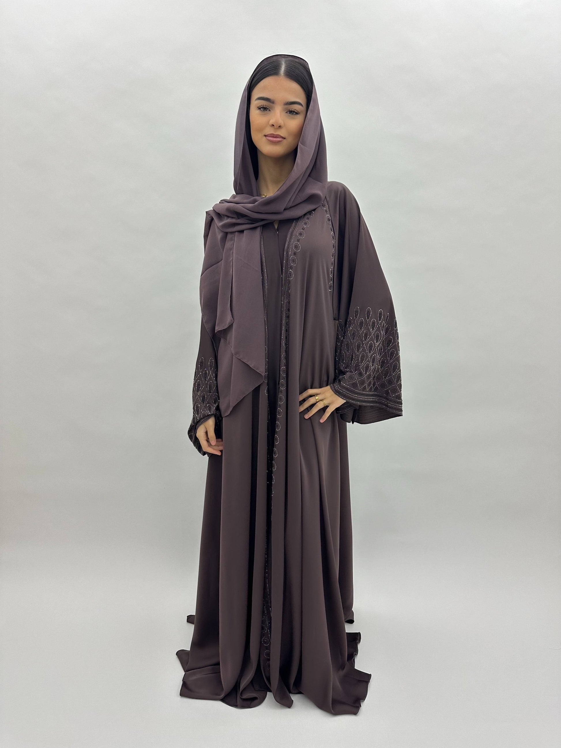 Abaya Jannah - Marron MaraAbaya