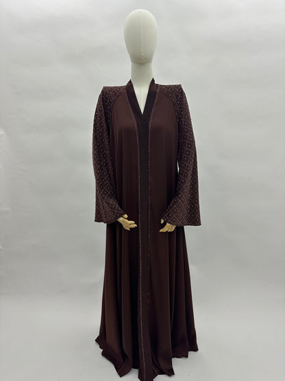 Abaya Dubai Noora - Marron MaraAbaya