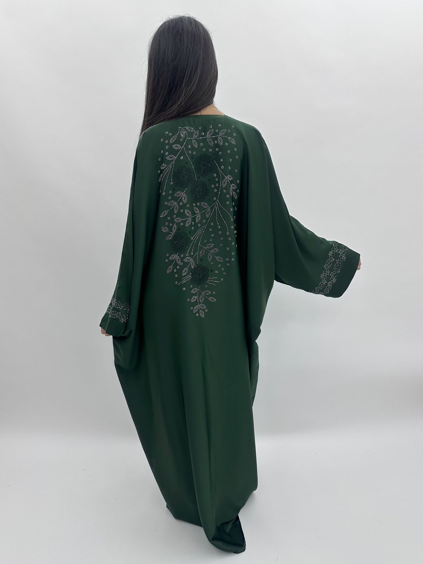 Abaya Dubai Wardah - vert MaraAbaya