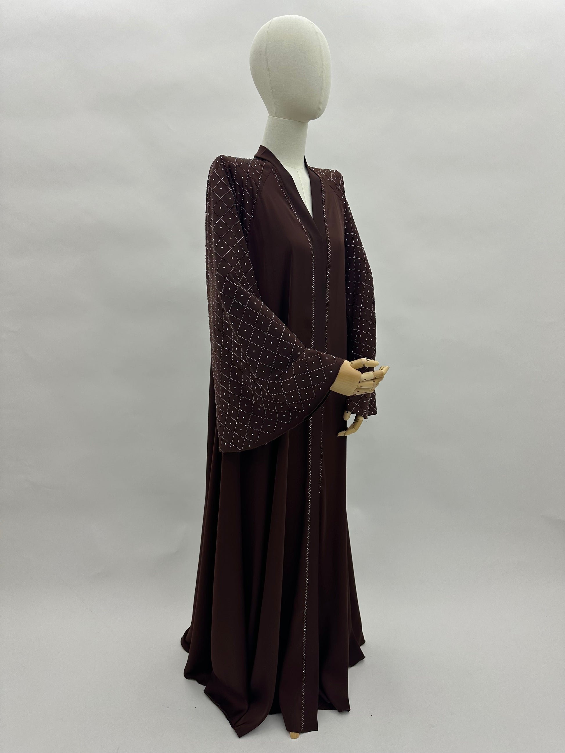 Abaya Dubai Noora - Marron MaraAbaya