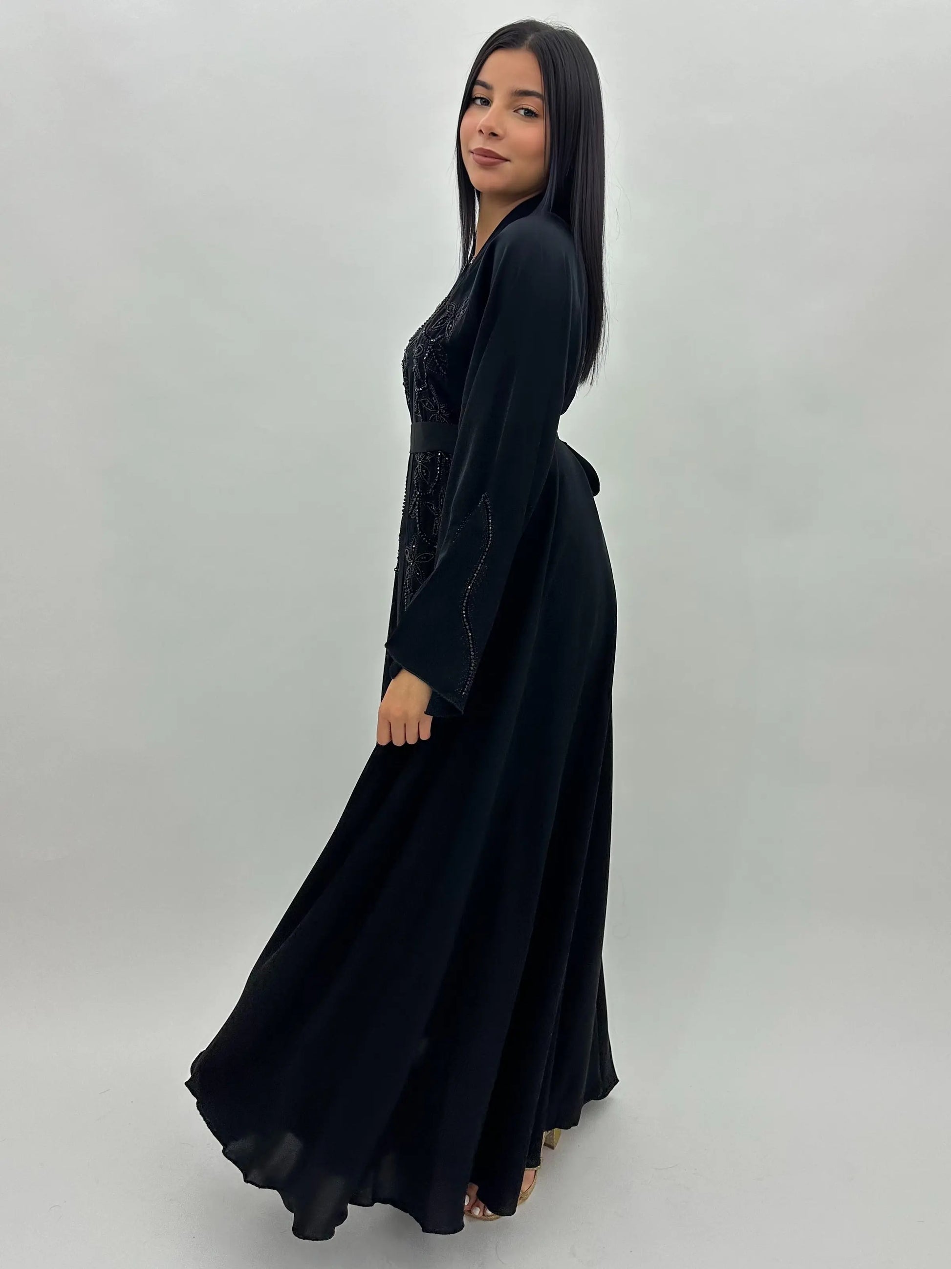 Abaya Saïda - Noir MaraAbaya