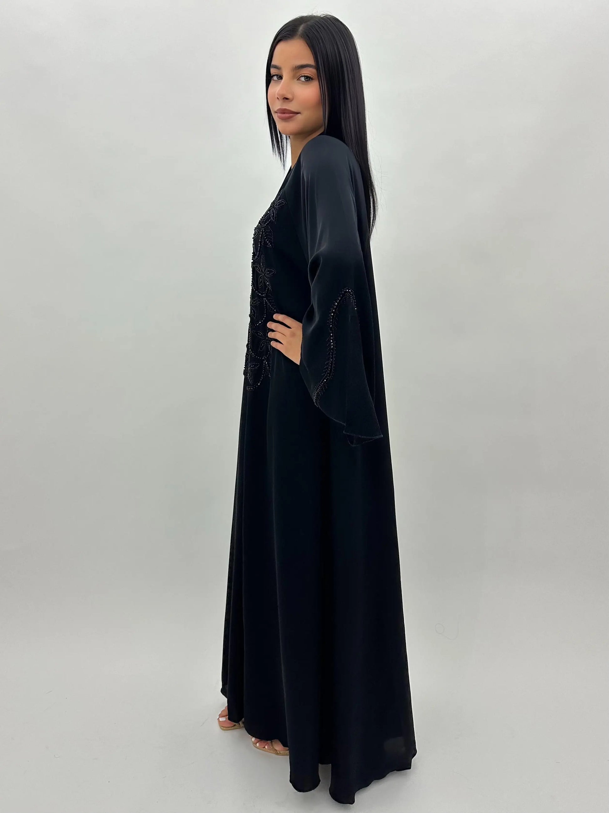 Abaya Saïda - Noir MaraAbaya