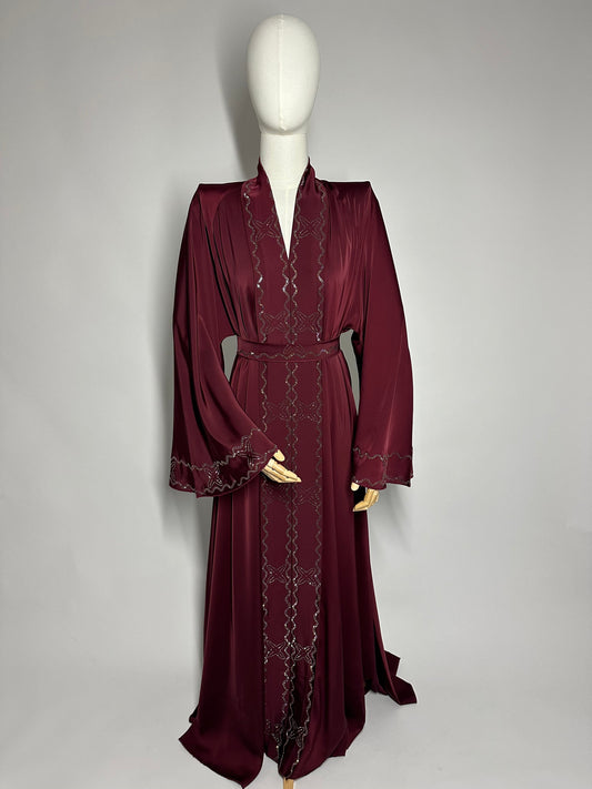 Abaya Dubai Hayat – Taupe (Copie) MaraAbaya