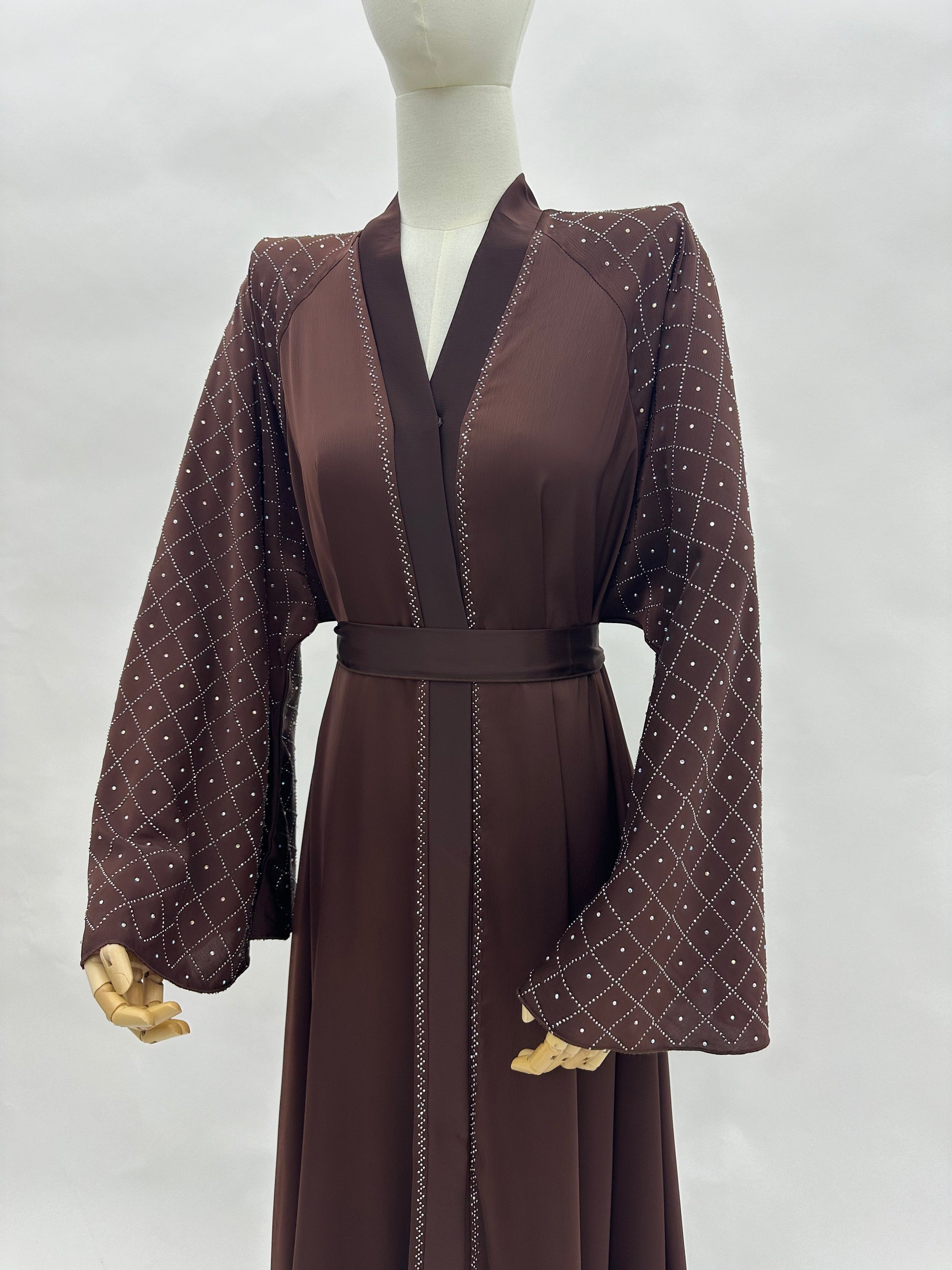 Abaya Dubai Noora - Marron MaraAbaya