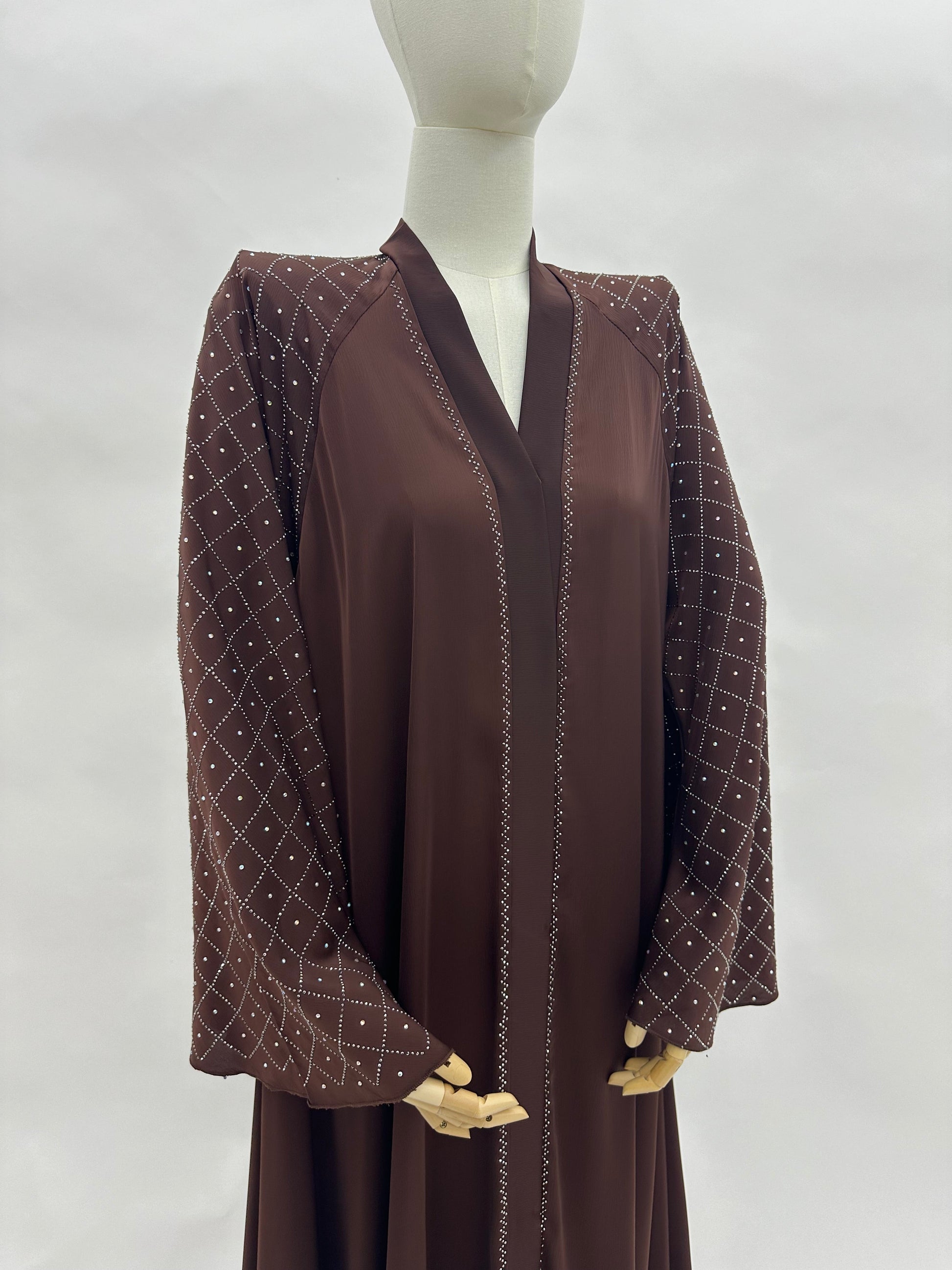 Abaya Dubai Noora - Marron MaraAbaya