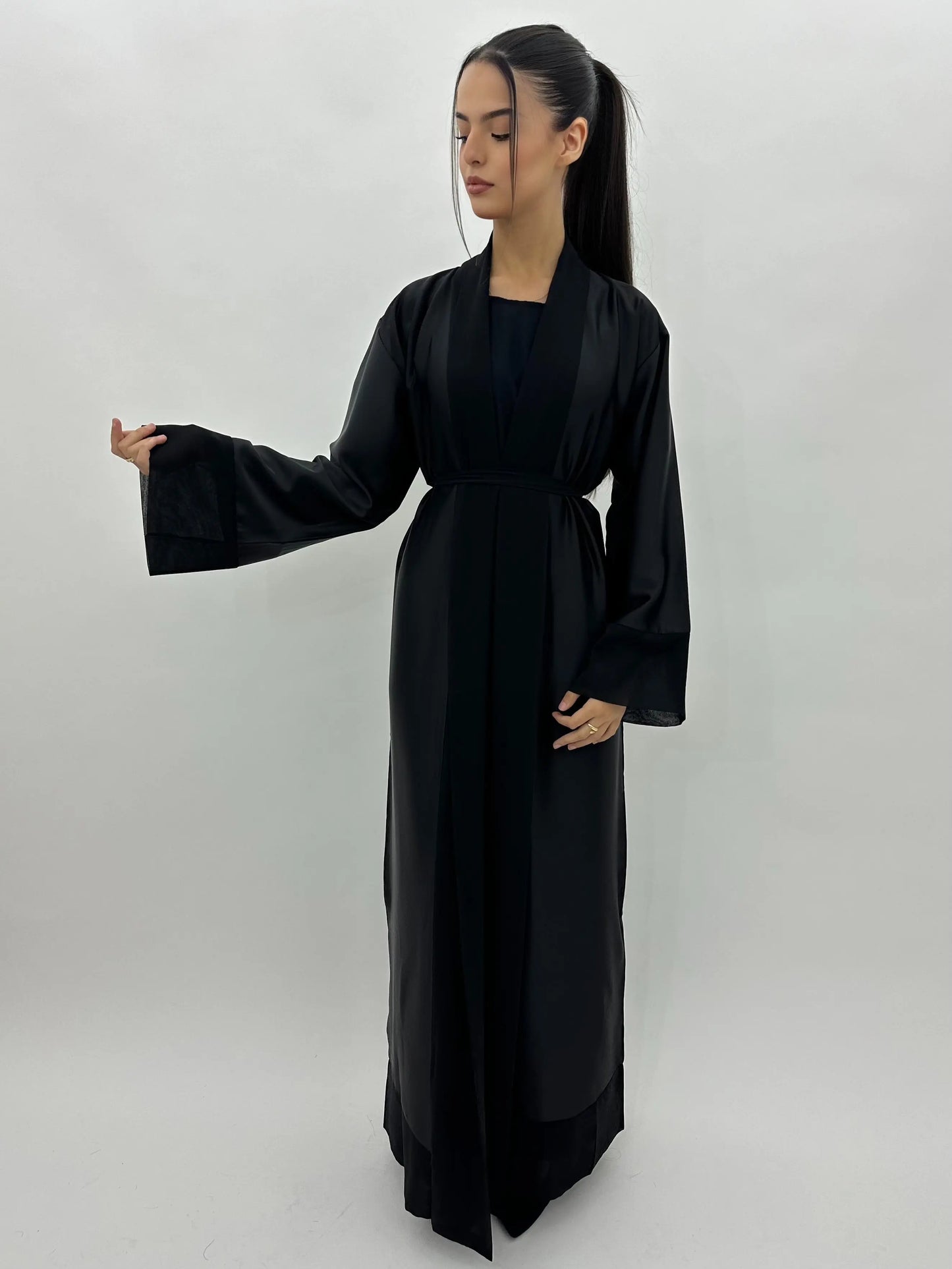 Kimono Isra - Noir MaraAbaya