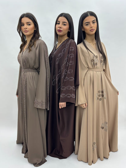 Abaya Dubai Mira -  beige MaraAbaya