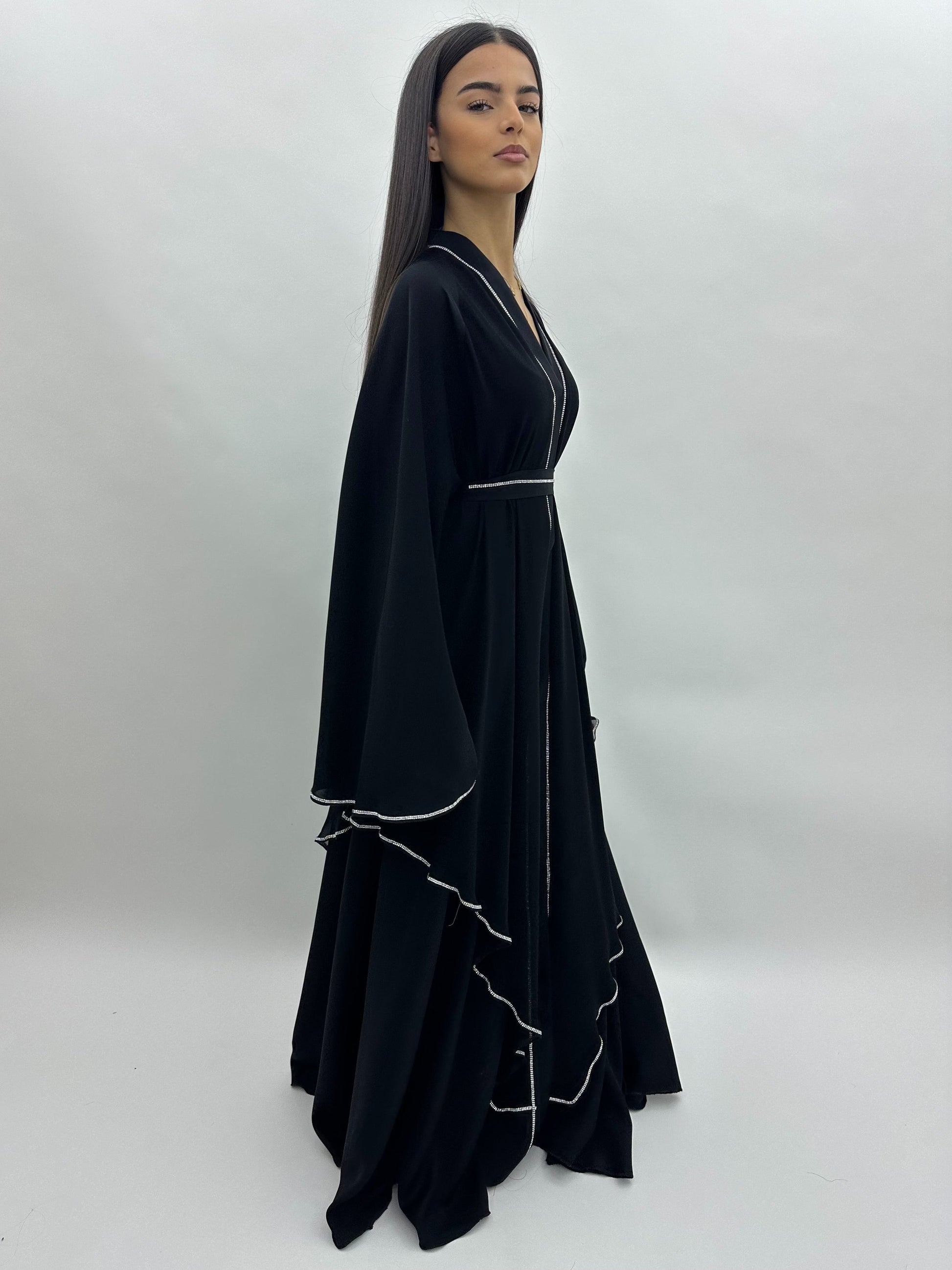 Abaya Dubai Sinda - noire MaraAbaya
