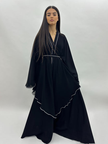 Abaya Dubai Sinda - noire MaraAbaya