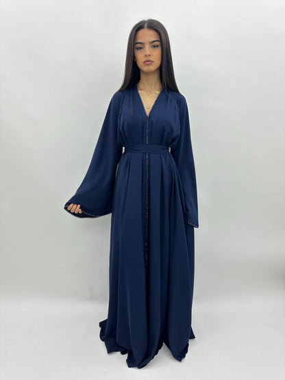 Abaya Dubai Safia -  bleu MaraAbaya
