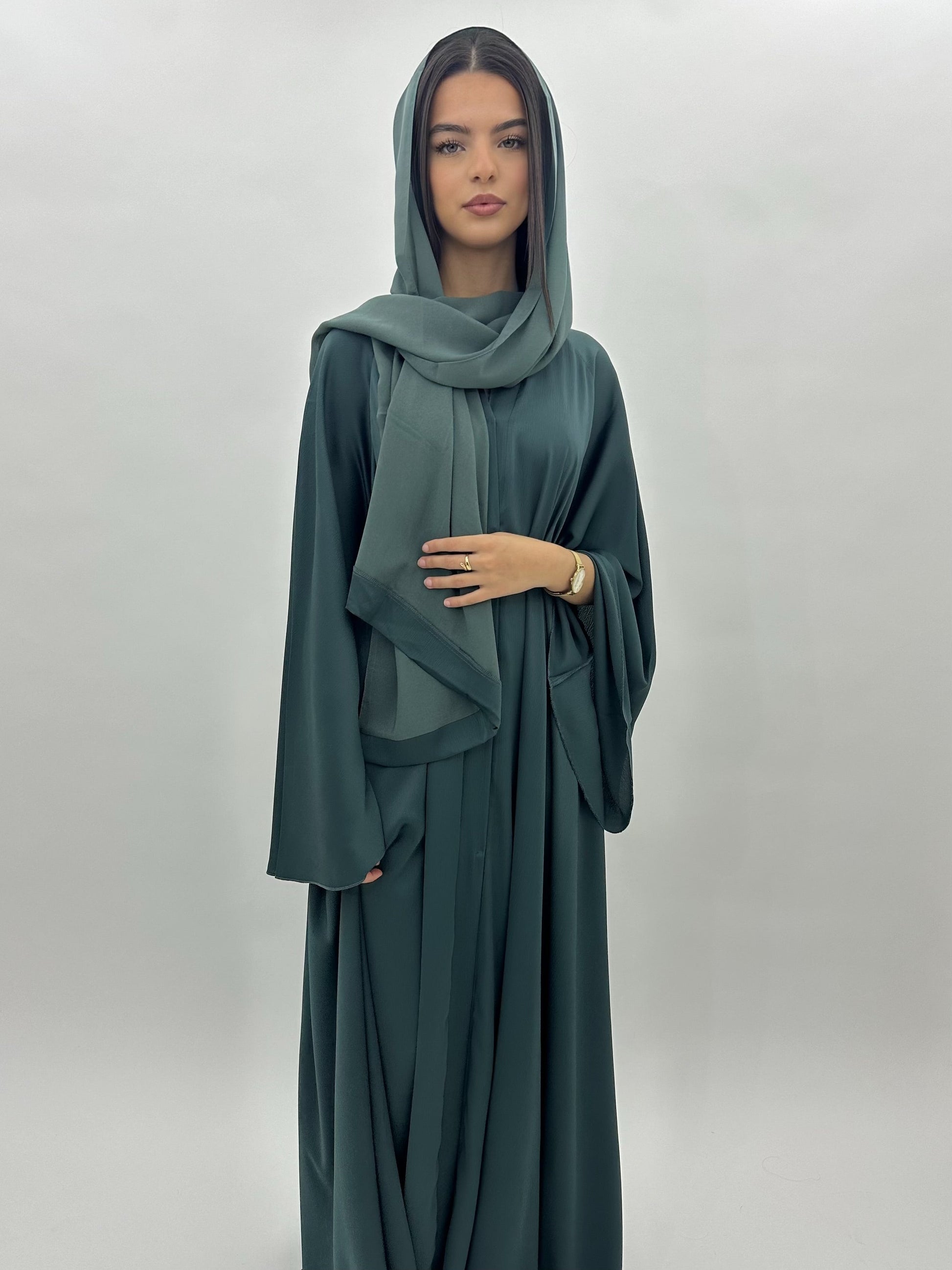 Abaya Sirine - Vert Sapin MaraAbaya
