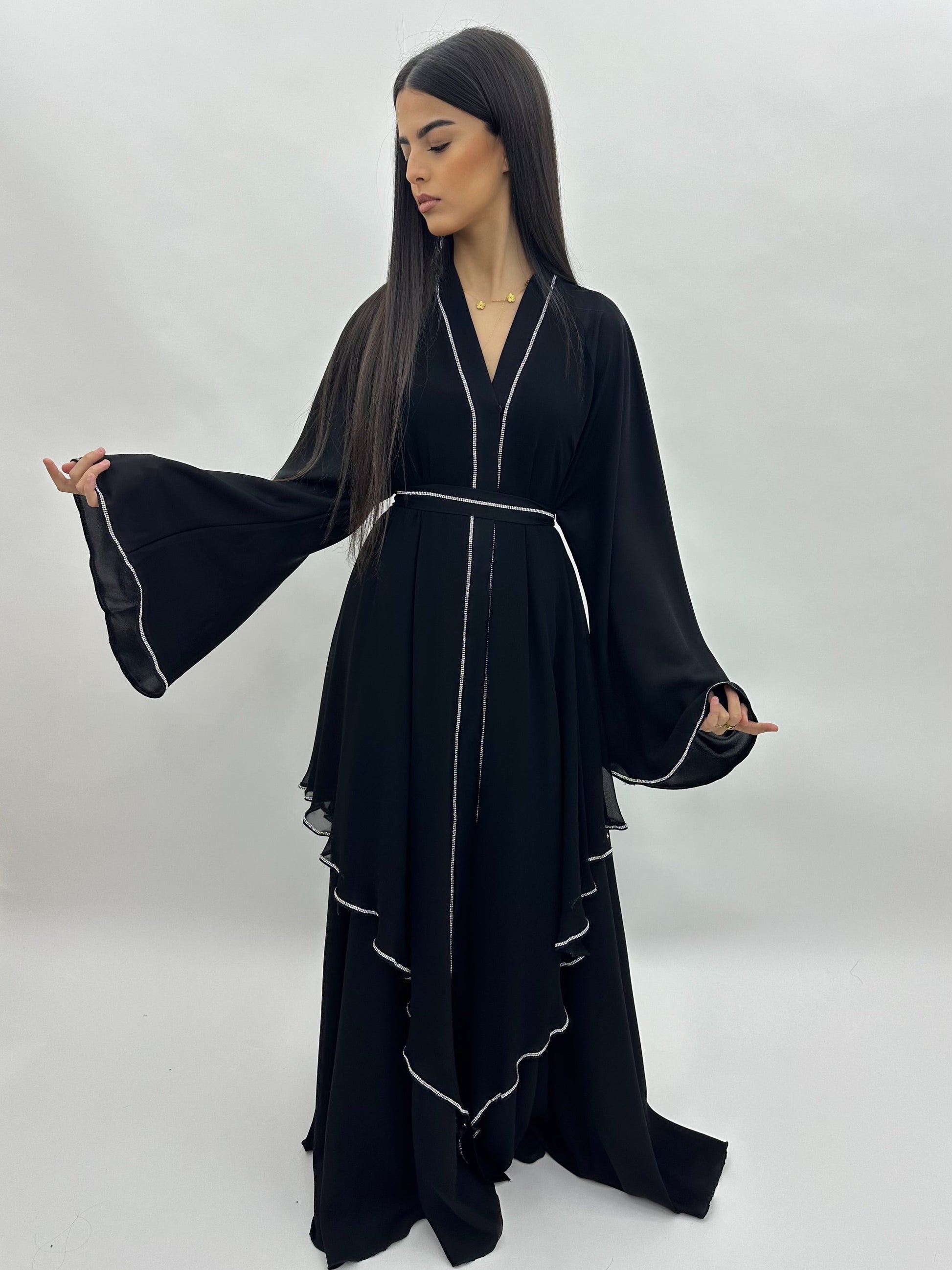 Abaya Dubai Sinda - noire MaraAbaya