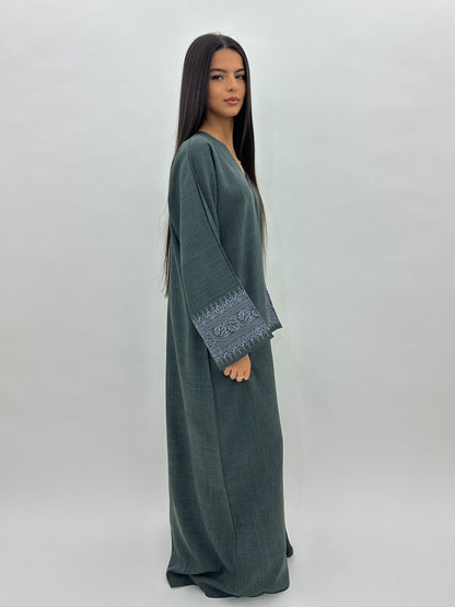 Abaya Sajda - Vert Sapin MaraAbaya