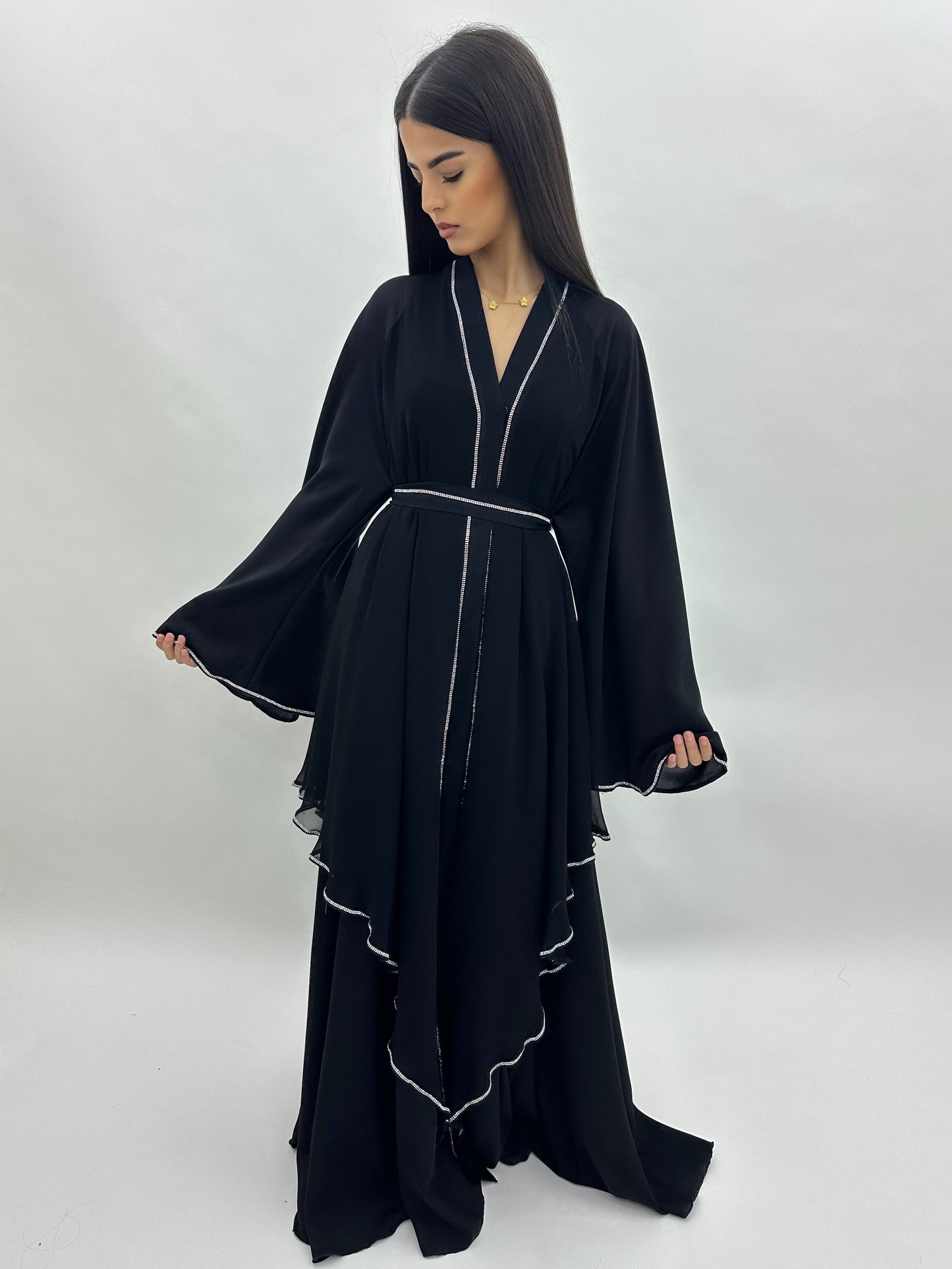 Abaya Dubai Sinda - noire MaraAbaya