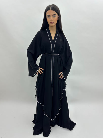 Abaya Dubai Sinda - noire MaraAbaya