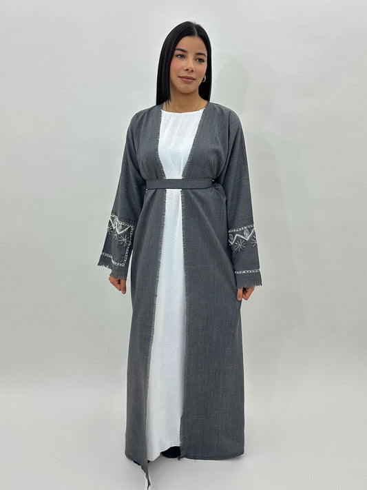 Abaya Lina - Grise MaraAbaya