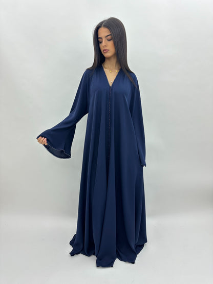 Abaya Dubai Safia -  bleu MaraAbaya