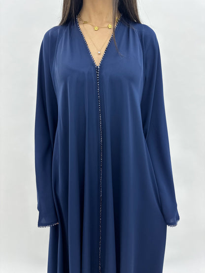 Abaya Dubai Safia -  bleu MaraAbaya