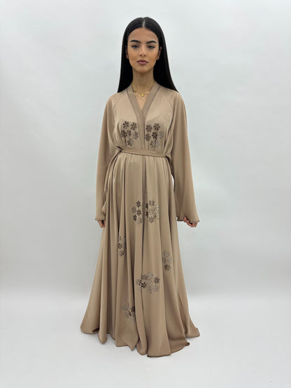 Abaya Dubai Mira -  beige MaraAbaya