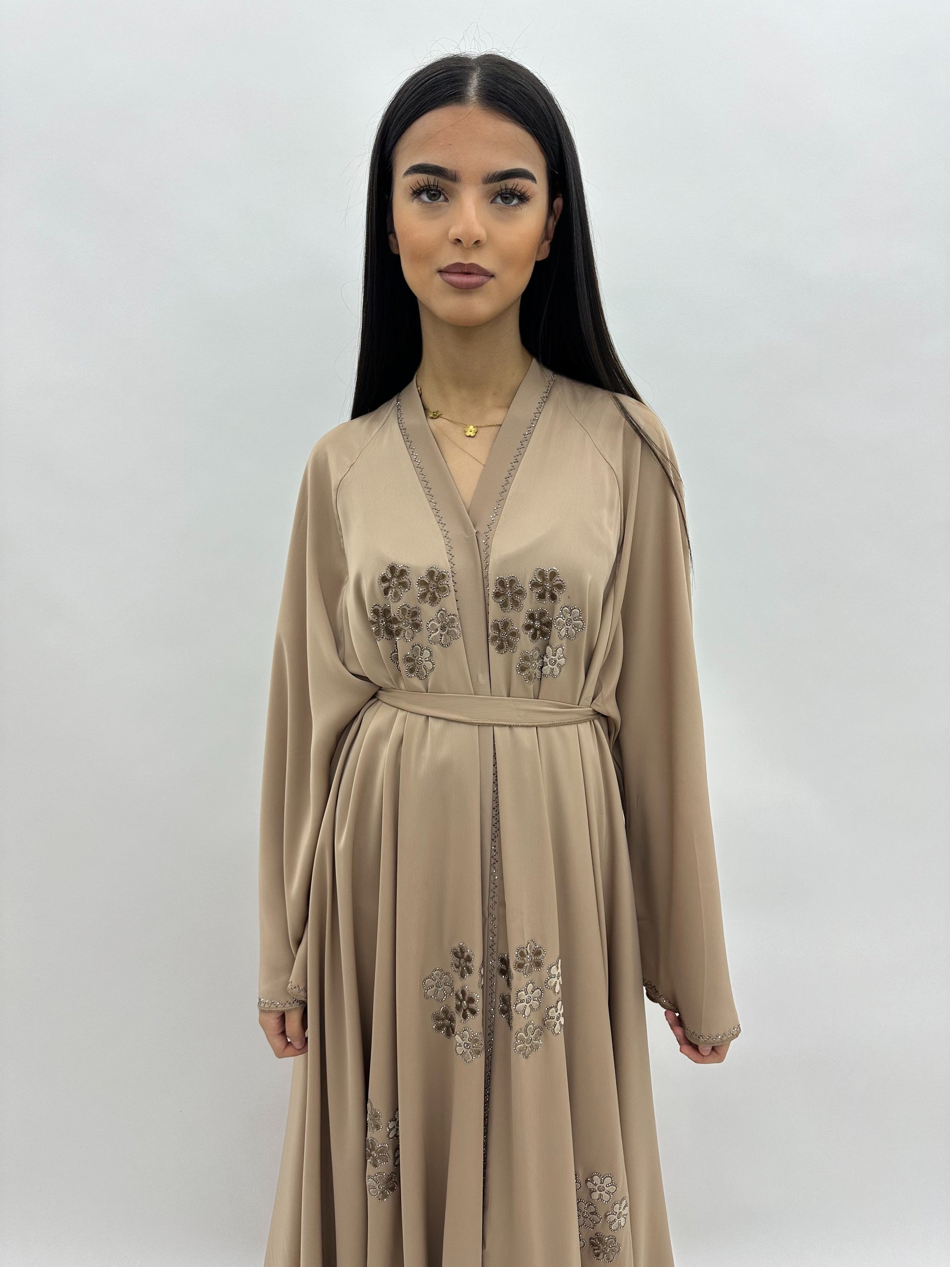 Abaya Dubai Mira -  beige MaraAbaya