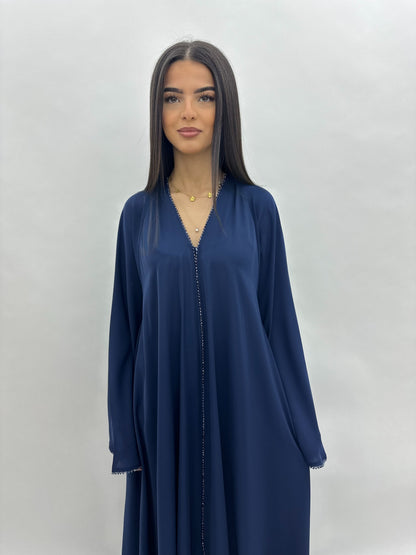 Abaya Dubai Safia -  bleu MaraAbaya