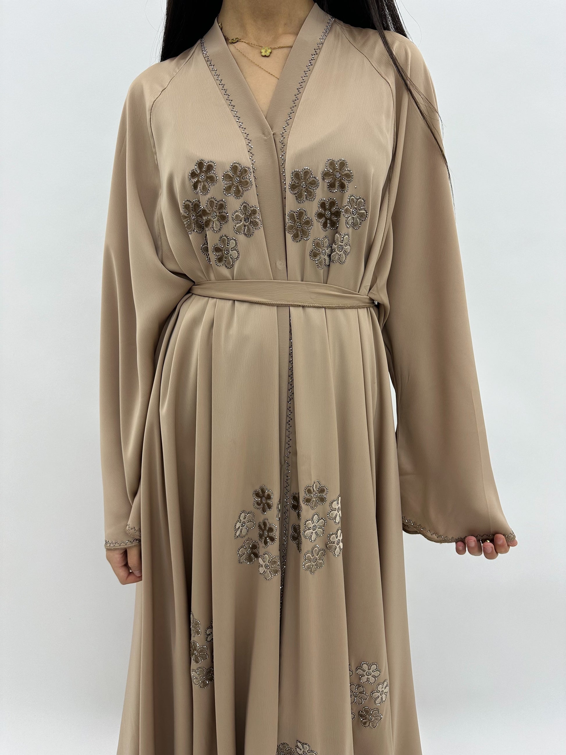 Abaya Dubai Mira -  beige MaraAbaya