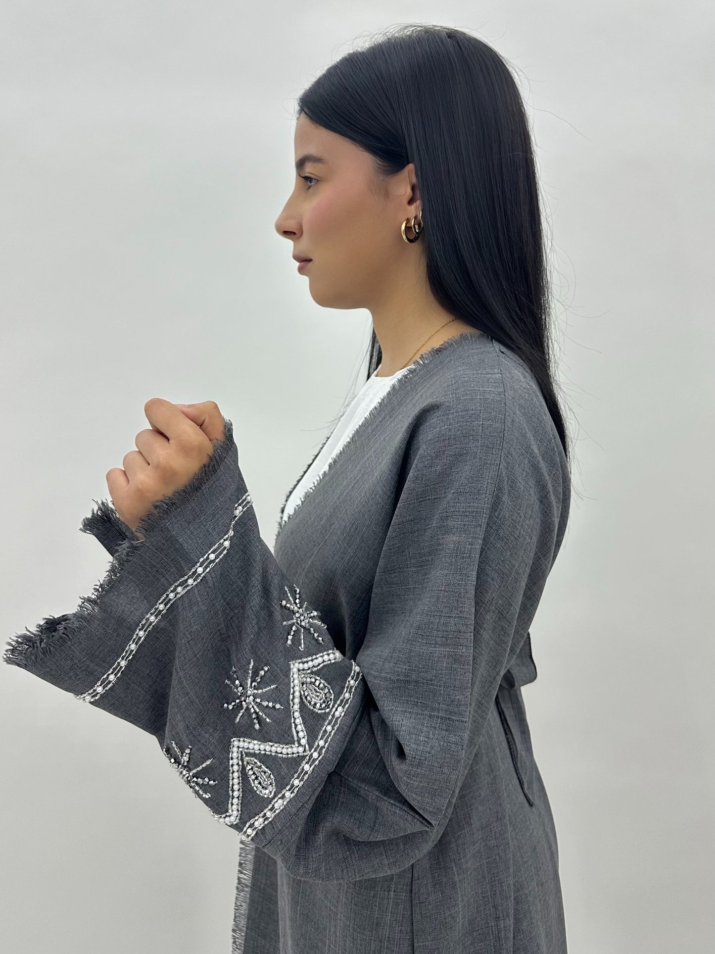 Abaya Lina - Grise MaraAbaya