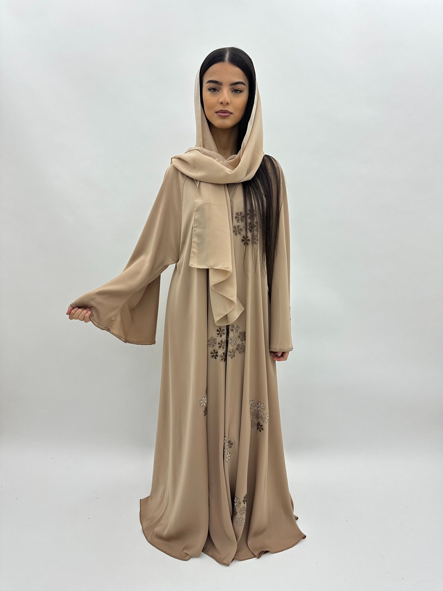 Abaya Dubai Mira -  beige MaraAbaya