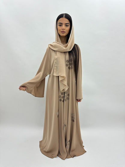 Abaya Dubai Mira -  beige MaraAbaya