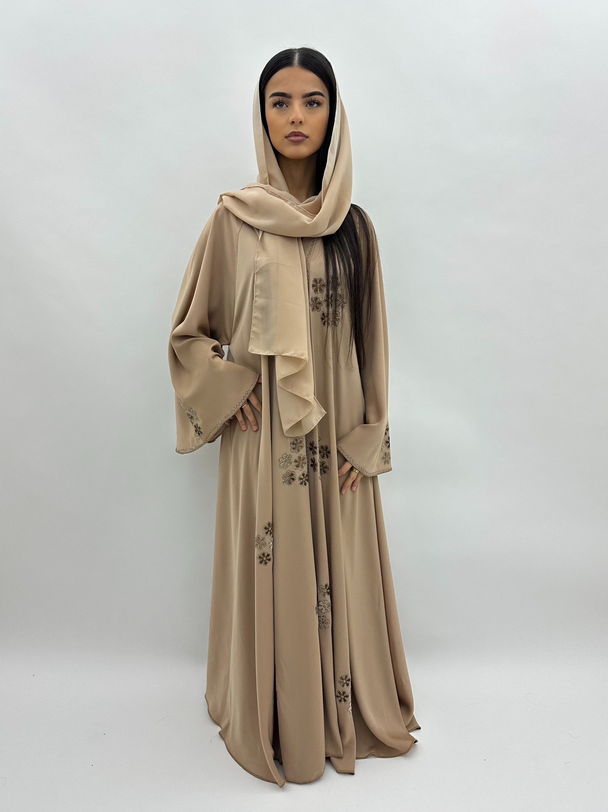 Abaya Dubai Mira -  beige MaraAbaya