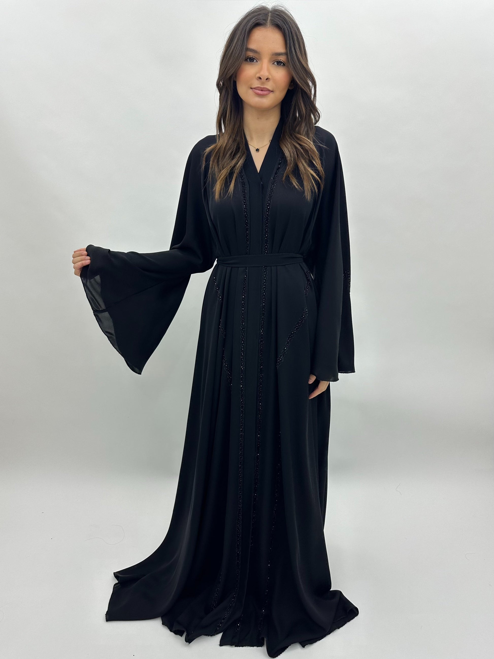 Abaya Dubai Yasmina - Noire MaraAbaya