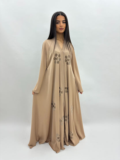 Abaya Dubai Mira -  beige MaraAbaya