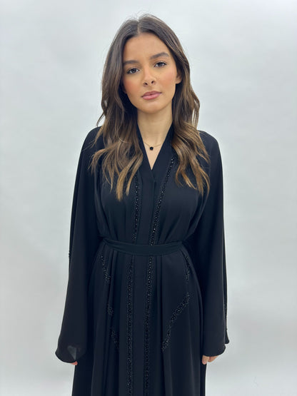 Abaya Dubai Yasmina - Noire MaraAbaya
