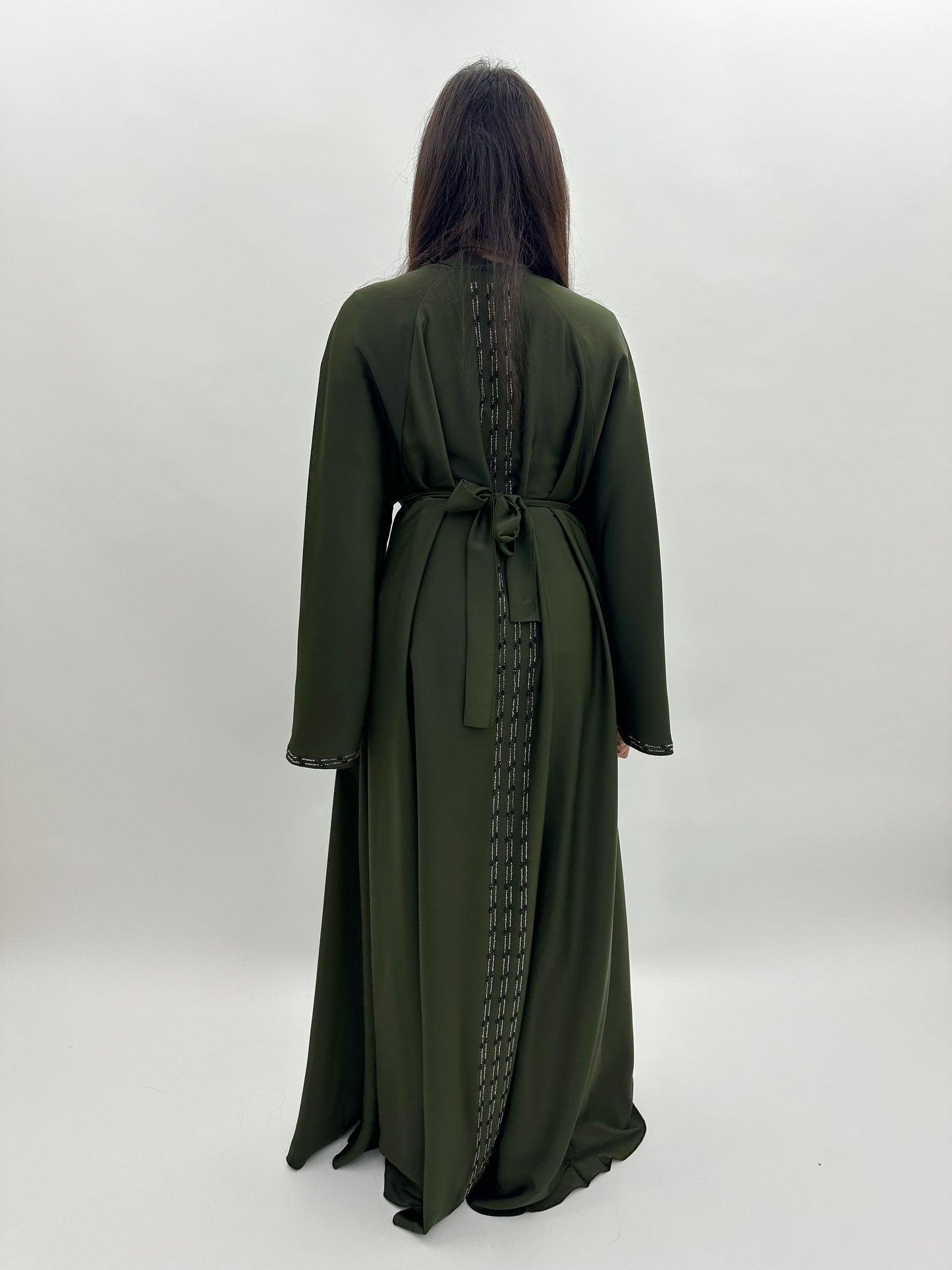 Abaya Dubai Zahra - kaki MaraAbaya