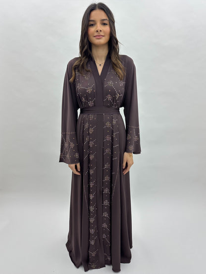 Abaya Rania - Marron MaraAbaya