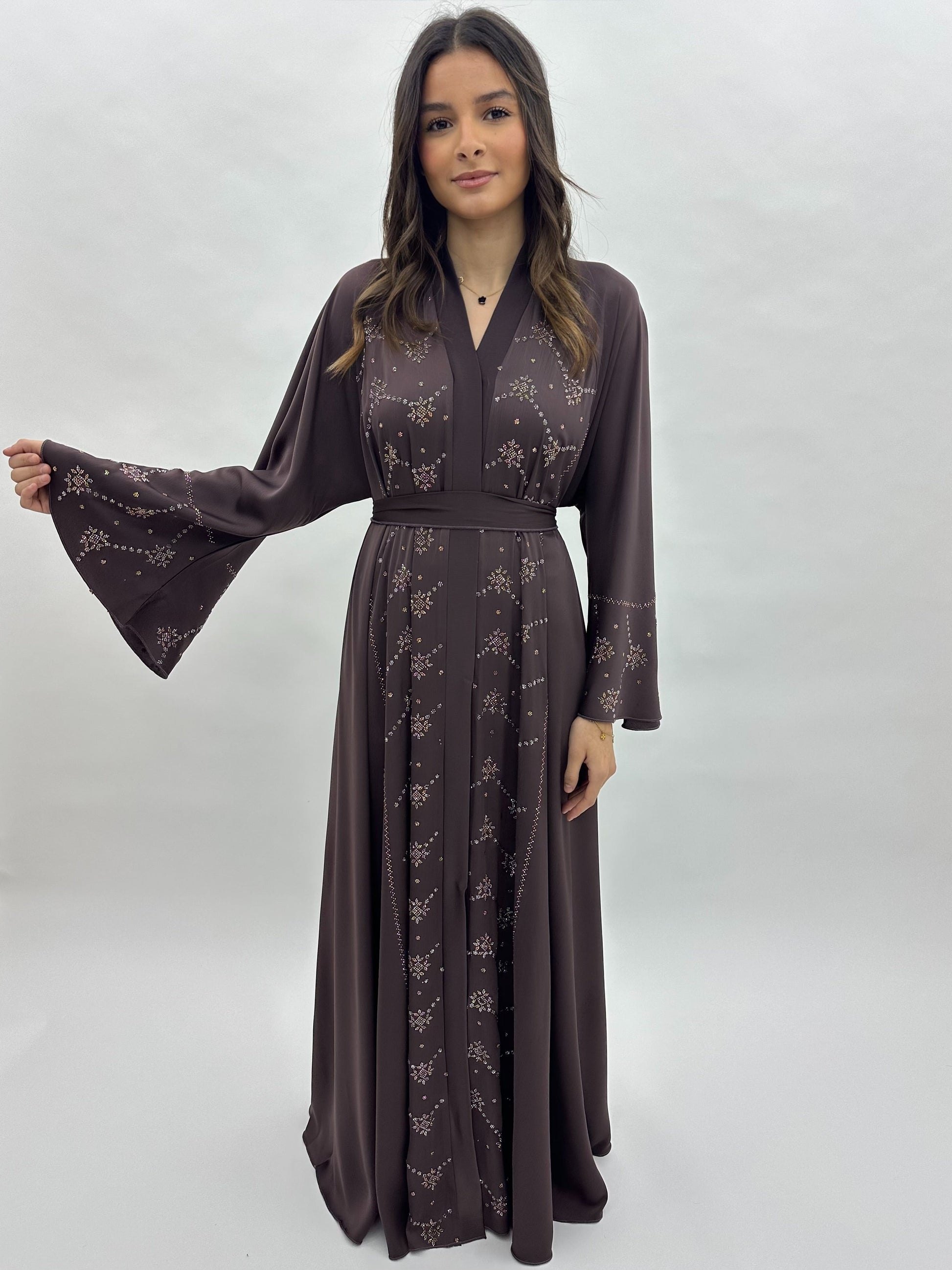 Abaya Rania - Marron MaraAbaya