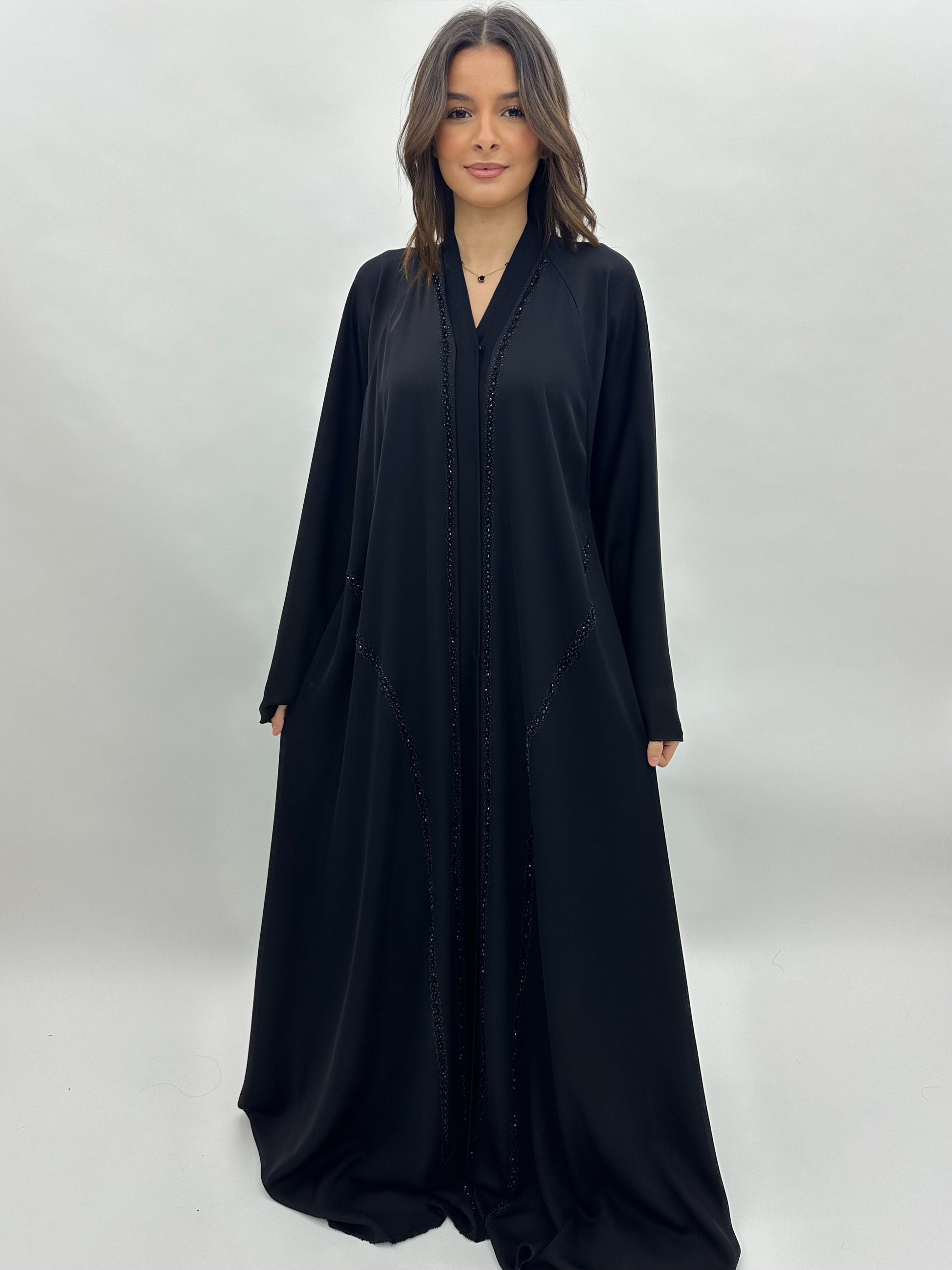 Abaya Dubai Yasmina - Noire MaraAbaya