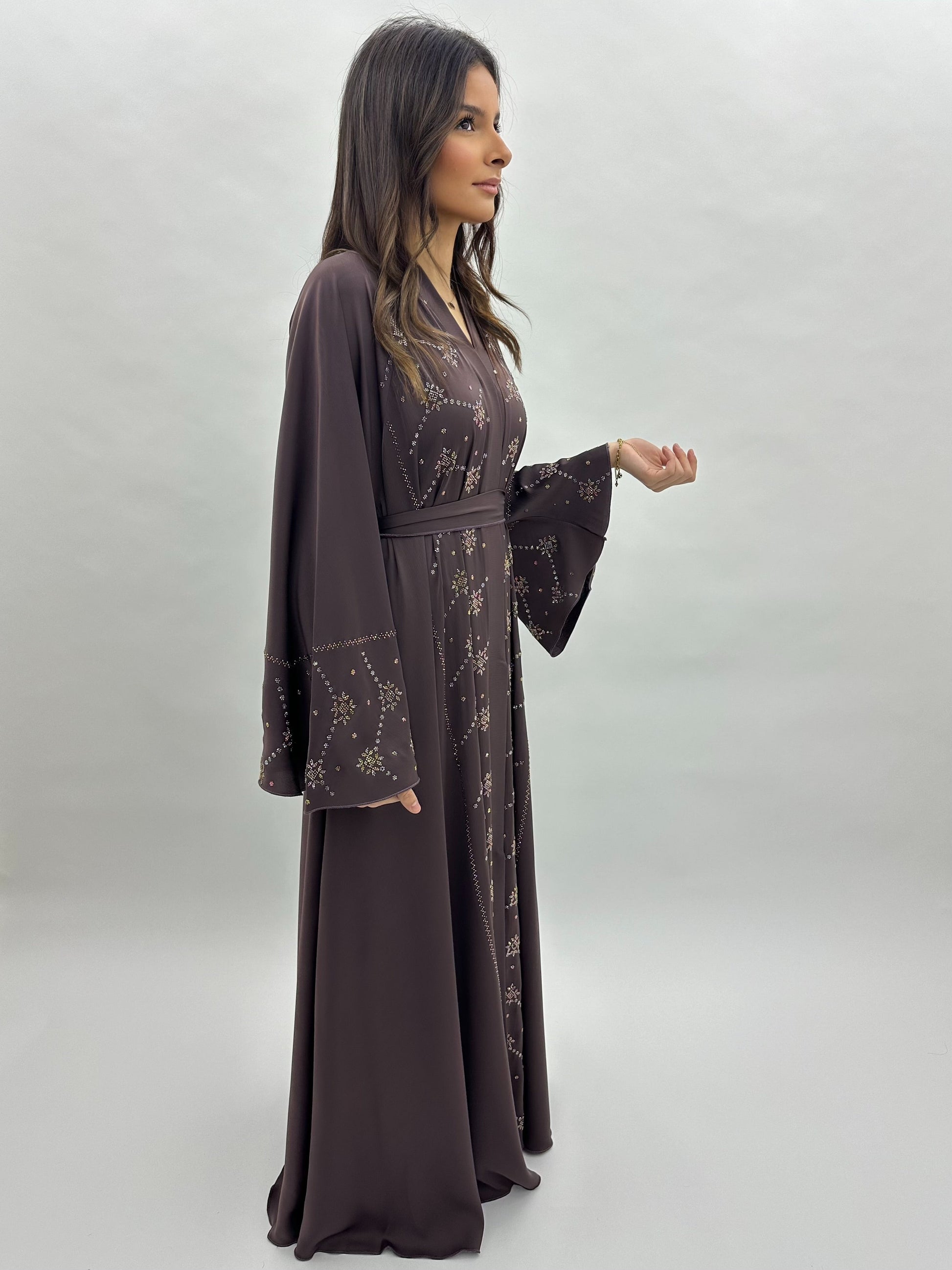 Abaya Rania - Marron MaraAbaya