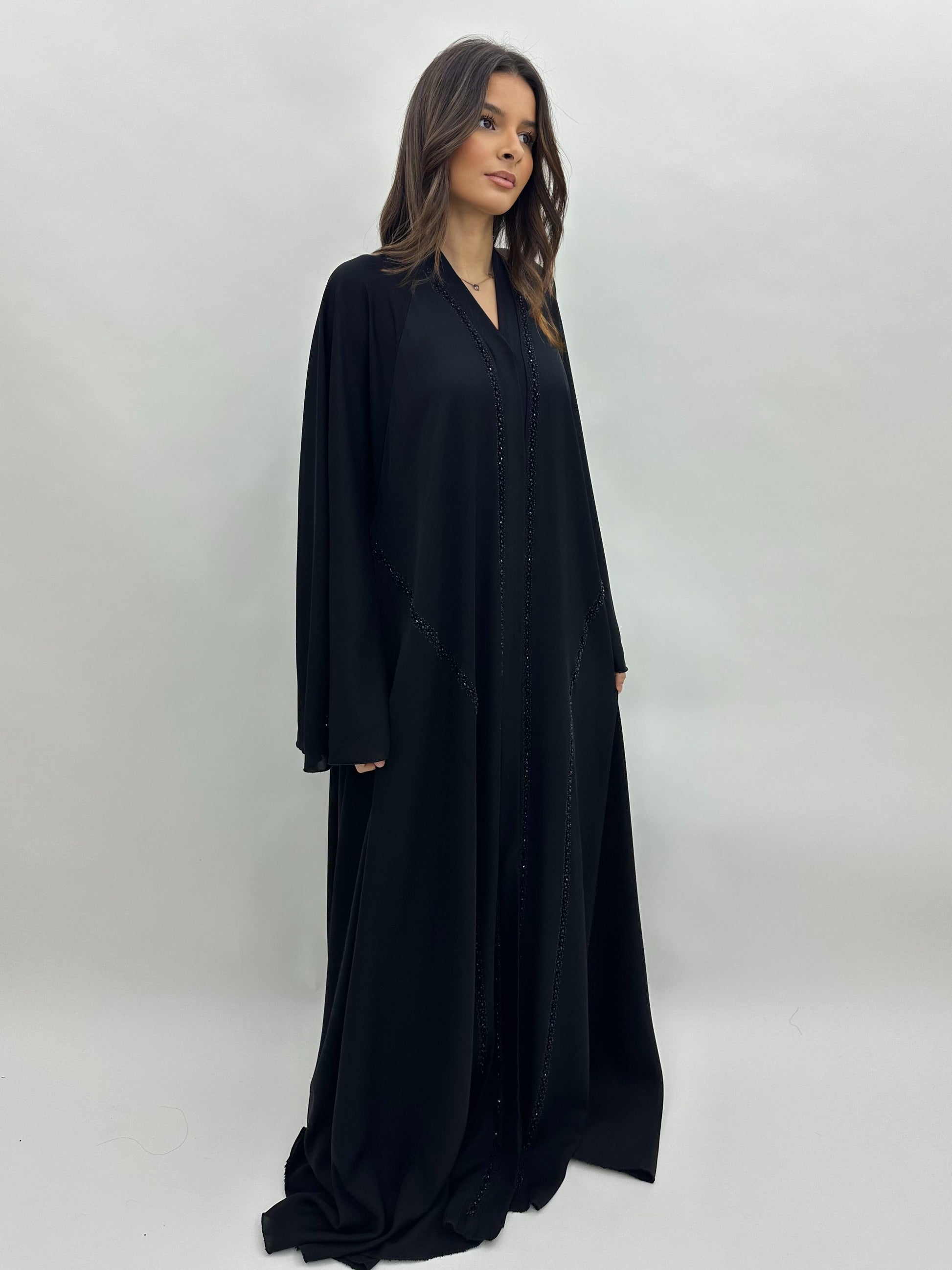 Abaya Dubai Yasmina - Noire MaraAbaya