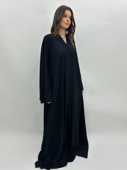 Abaya Dubai Yasmina - Noire MaraAbaya