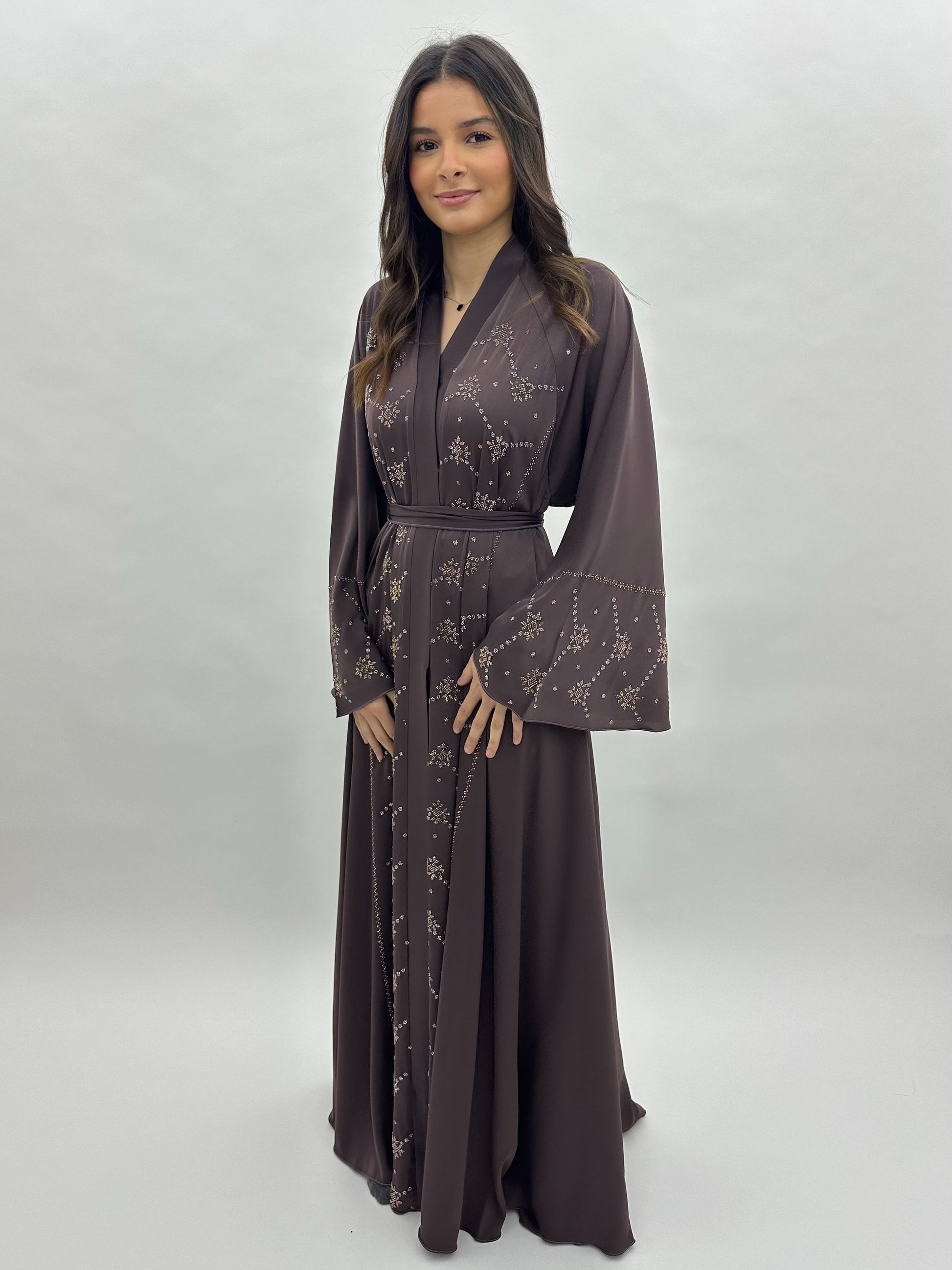 Abaya Rania - Marron MaraAbaya