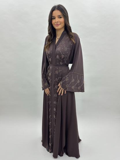 Abaya Rania - Marron MaraAbaya