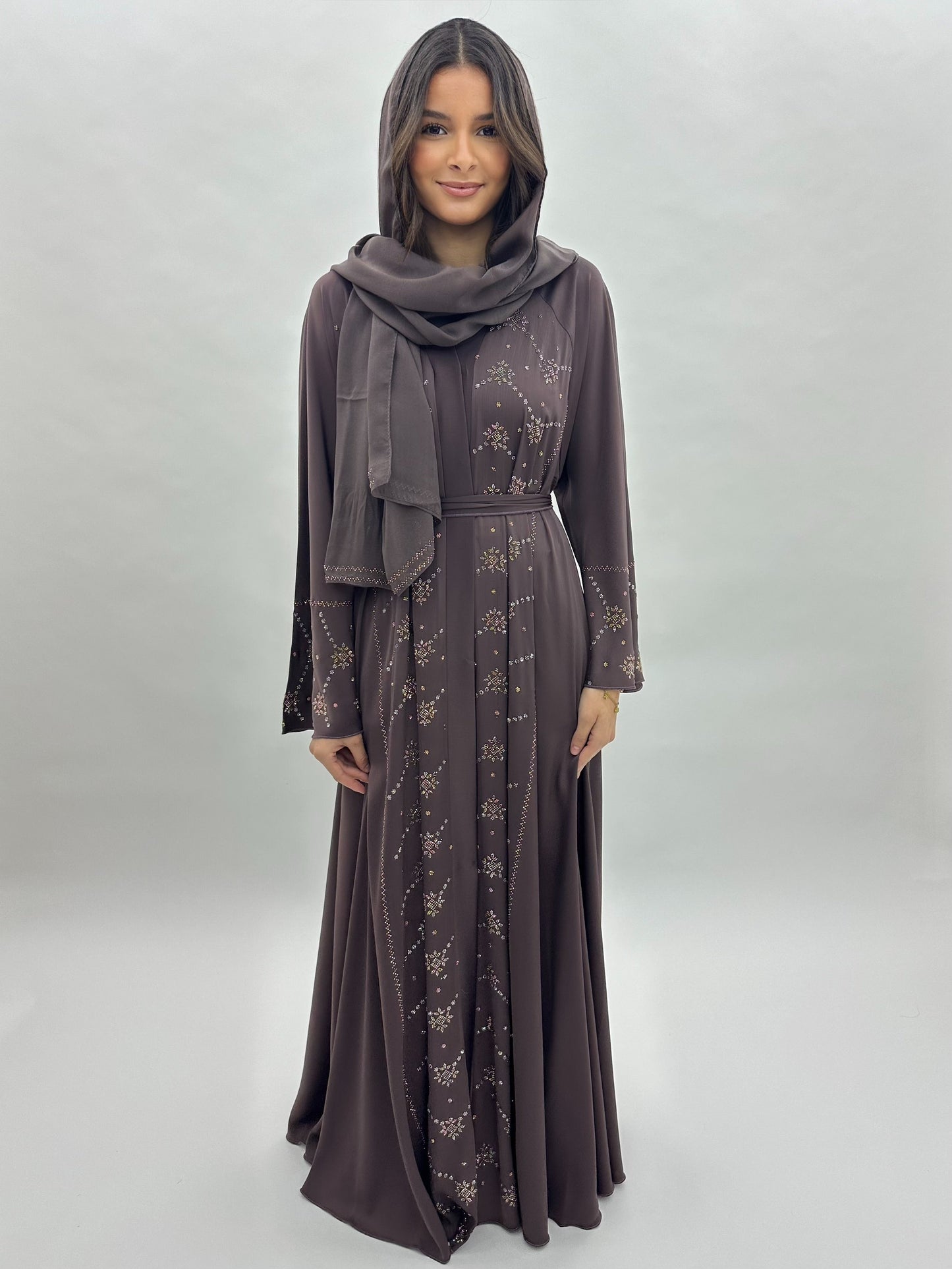 Abaya Rania - Marron MaraAbaya