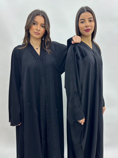 Abaya Dubai Yasmina - Noire MaraAbaya