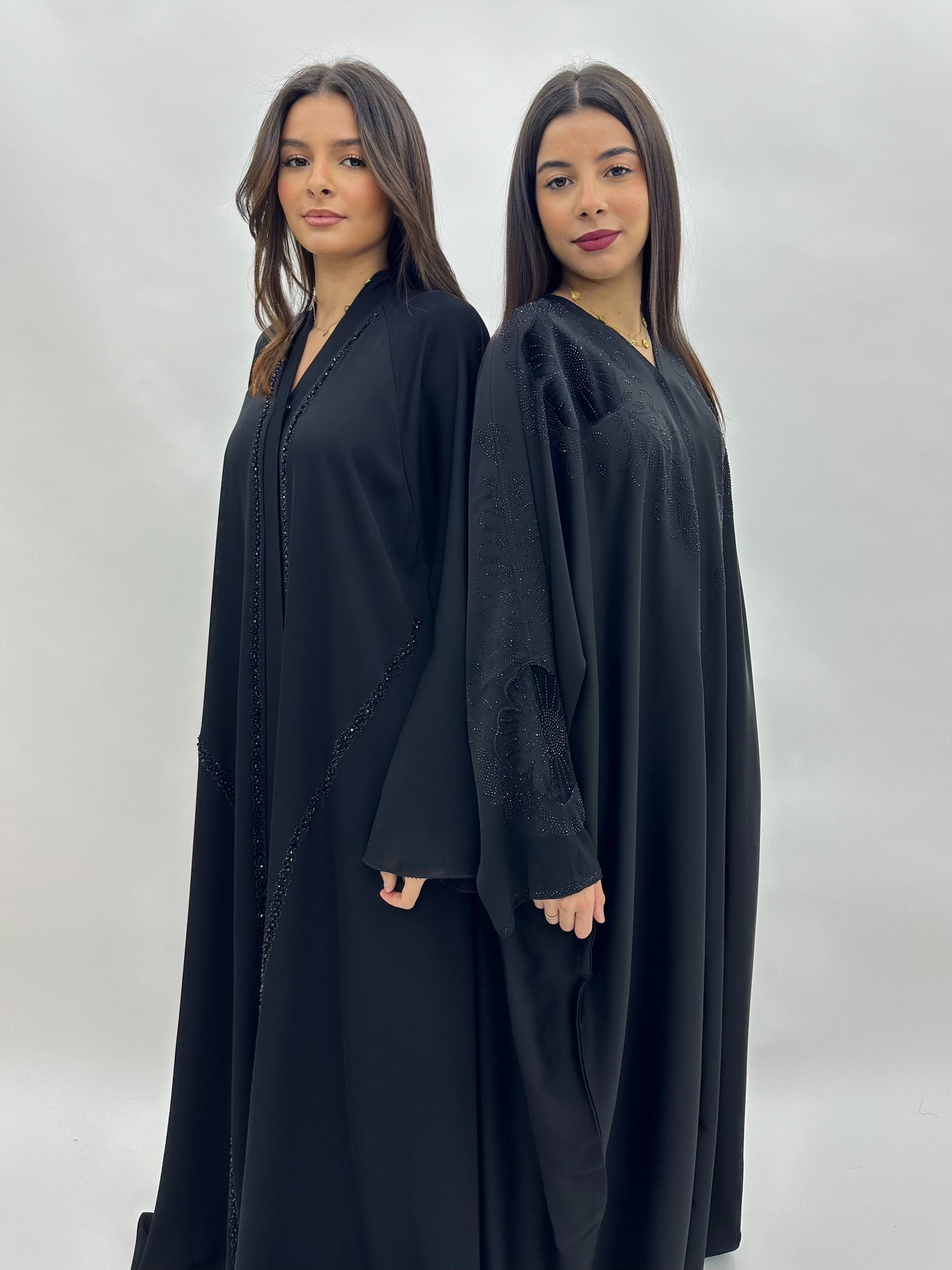 Abaya Dubai Yasmina - Noire MaraAbaya