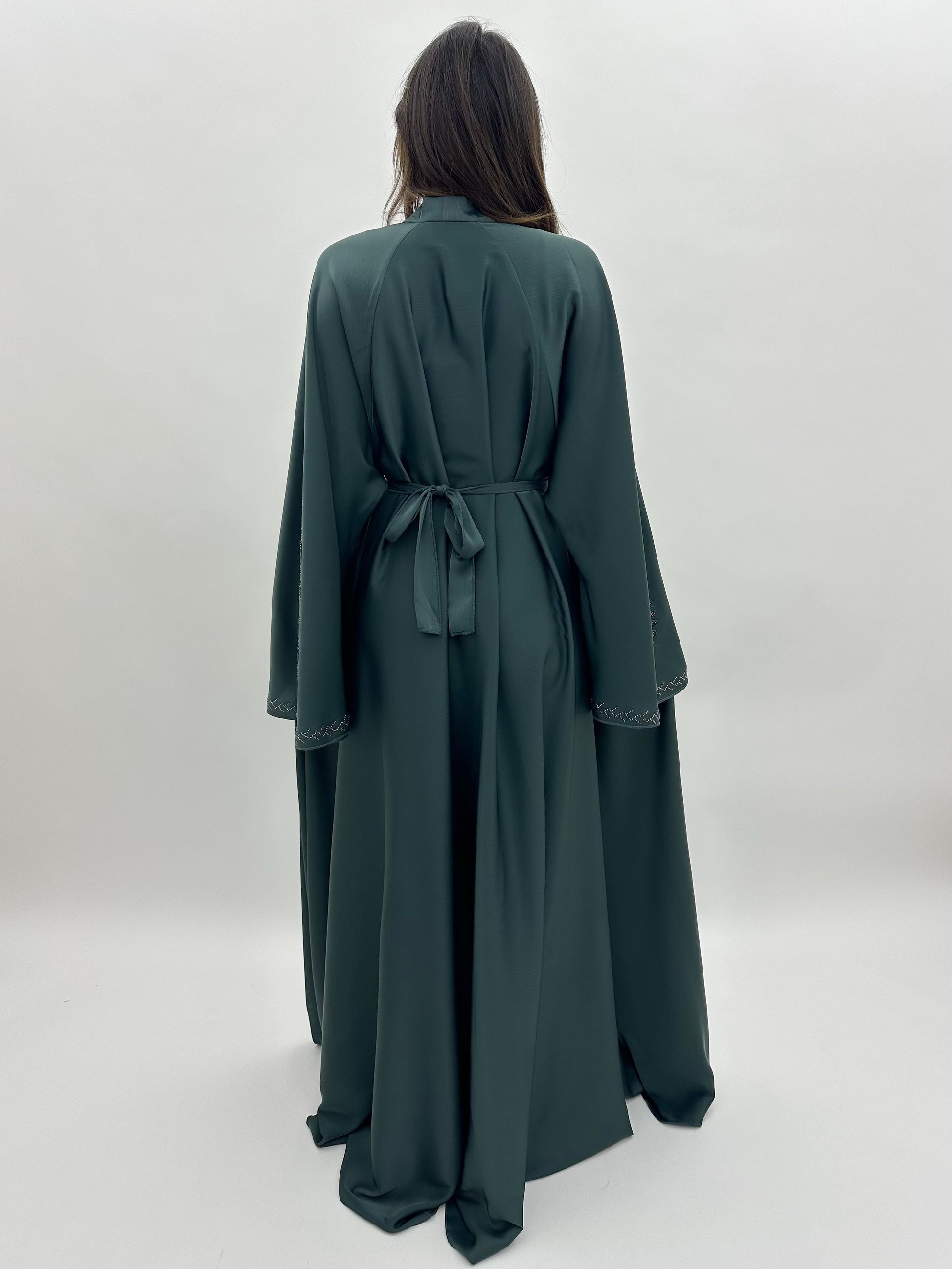 Abaya Dubai Arwa - émeraude MaraAbaya